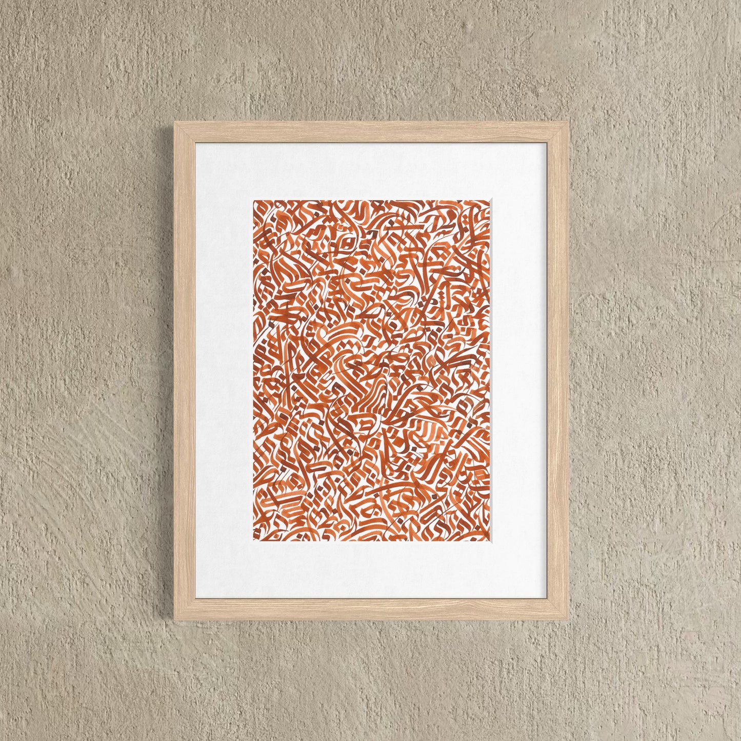 Scattered Red Letters